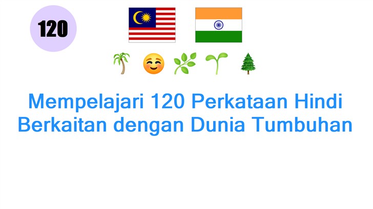 Mempelajari 120 Perkataan Hindi Berkaitan dengan Dunia Tumbuhan